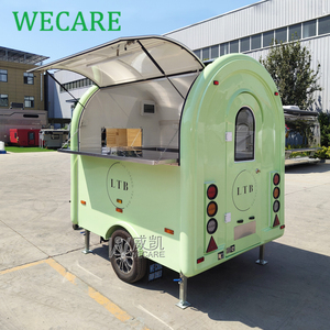 Wecare di động thanh foodtruck Trailer trang bị đầy đủ món tráng miệng Hot Dog <span class=keywords><strong>Ice</strong></span> <span class=keywords><strong>Cream</strong></span> cà phê Giỏ hàng mini thức ăn nhanh xe tải với đầy đủ nhà bếp - Product Image 2