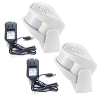 Sonnette de porte à détecteur de mouvement KERUI (stock US) – 32 mélodies, détecteur de mouvement PIR, alerte visiteur de magasin, sonnette anti-intrusion, alarme domestique