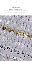 Lustre en cristal JYLIGHTING pour décoration intérieure, lampe d'escalier, villa, acier inoxydable, lustre sur mesure adapté au salon