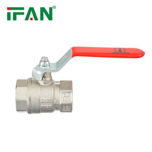 Válvula de bola de rosca hembra IFAN 1/<span class=keywords><strong>2</strong></span> válvula de bola de latón de mango largo rojo de <span class=keywords><strong>2</strong></span> pulgadas para uso en agua - Product Image 3