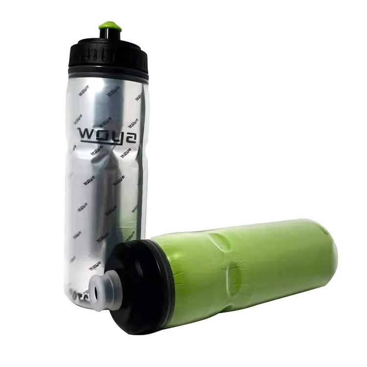 High quality custom logo double wall insulated Bike Bicycle Cycling Mountain Sports Drink Plastic Water Bottle