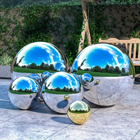 Boules décoratives de jardin extérieur de diamètre 304 38mm-3000mm personnalisées en gros Fourniture directe d'usine durable et antirouille