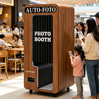 Mesin Foto Booth Vending All-in-one dengan Printer, Perangkat Lunak, Logo, Casing yang Dapat Disesuaikan, Remote, Teknologi Tinggi, Pemasok PhotoBooth
