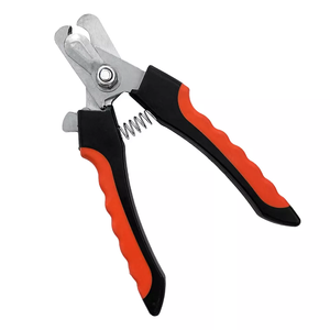 Paslanmaz çelik evcil hayvan tırnak makas küçük tarzı kolay kullanımlı kesme saç kesme yumuşak kauçuk plastik köpekler kediler tavşanlar kuşlar - Product Image 1