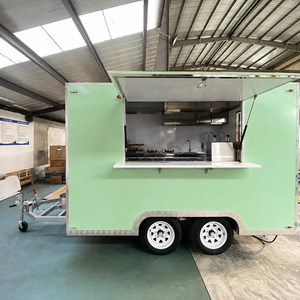 Carretto Gelati, Food Truck, Rimorchio per Alimenti con Cucina Completa, Rimorchio Gelati con Carrello Caffè Completo per Eventi - Product Image 1
