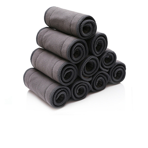 Sisipan popok kain serat mikro Super menyerap sisipan popok kain bambu alami yang dapat dicuci sisipan popok untuk bayi - Product Image 4