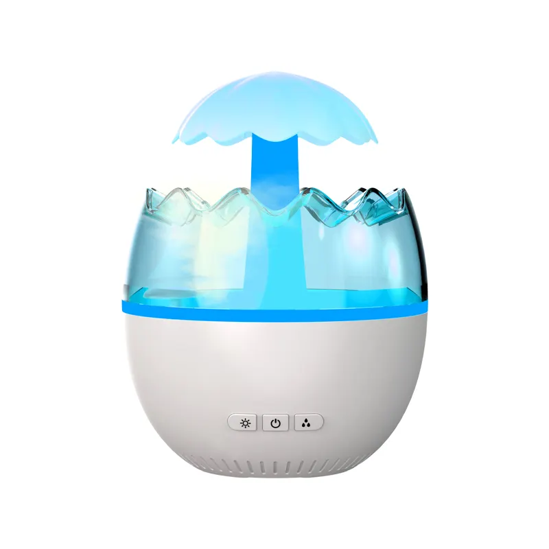 Mini humidificador de aire de niebla fría USB portátil para el hogar de 300ml con luz nocturna, difusor de Aroma de aceite esencial de aromaterapia, madera