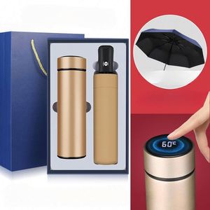 Wholesale Business <b>Gift</b> Sets 500Ml Thermal Cup and Automatic Umbrella With Custom Logo Printing Low MOQ - Product Image 3