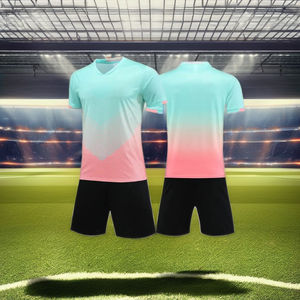 Hochwertiges Team-Fußball trikot Neue Saison Adult Soccer Wear Automated Cutting Sets für Kinder Personal isierter Namens druck - Product Image 3