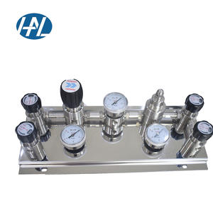 Regulador de presión de <span class=keywords><strong>gas</strong></span> de laboratorio de acero inoxidable con panel de control neumático Panel de sistema de colector de fluido - Product Image 3