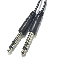 Adaptateur de câble 6.35mm 1/4 "à 3.5mm 1/8" (3 pieds)-prise Jack Audio stéréo TRS mâle à mâle