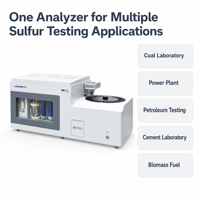 Analyseur de soufre coulométrique automatique YX-DL8550 ±2 ℃   Contrôle de la température de haute précision pour charbon, pétrole, biomasse, IP65, 1 an