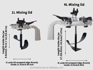 Mélangeur de revêtement liquide haute vitesse avec application par pulvérisation, tension universelle 110-240V, facile à utiliser <span class=keywords><strong>pour</strong></span> la <span class=keywords><strong>peinture</strong></span> automobile et de meubles, modèle M1 - Product Image 2