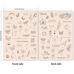 3mm Silicone Pré-imprimé Fine Line Tattoo Skin Practice Double Side Use Tiny Tattoo Practice Synthetic Latex Skin for Tattooing - Product Image 2