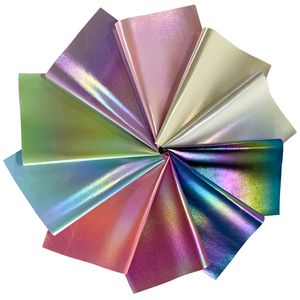 Fogli olografici in pelle sintetica-finta razza e tessuto in pelle vinilica per scarpe, borse, fiocchi per capelli - Product Image 4