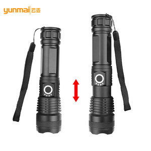 ยุนมัย XHP50 อลูมิเนียมอัลลอยด์ไฟฉายแบบยืดหดได้ LED ไฟฉายกลางแจ้งความเข้มสูงแบบชาร์จไฟได้ - Product Image 2