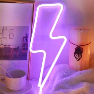 Fabricant d'enseigne au néon personnalisée Logo Led Happy Birthday Better Together Bolt Neon Sign - Product Image 3