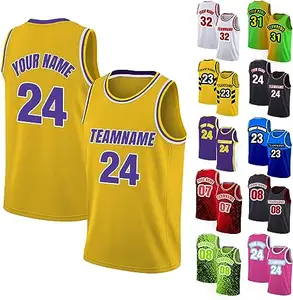 Conjuntos de camisetas de baloncesto personalizados para hombres, uniformes, ropa deportiva transpirable, camiseta de baloncesto de entrenamiento para jóvenes universitarios