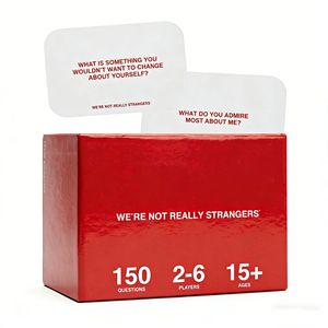 Jeux de cartes pour briser les glaçages pour les couples et les réunions de famille : Nous ne sommes pas des inconnus dans ces jeux de cartes à thème - Product Image 6