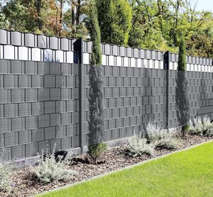 Premium 19cm X 50m Pvc Tarpaulin Privacy Fence Screen Strip Roll for Garden Gartenzaun Sichtschutz Zaun Folie - Product Image 4