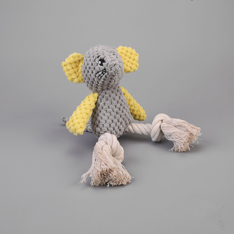 Corde en coton gris souris