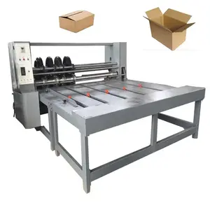 Machine rotative manuelle de fabrication de boîtes en carton rs4 avec cloison en carton mini slotter