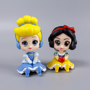 Jouets en résine PVC de haute qualité Action & toy 6 styles grands yeux belle fille posture assise figurines anime décoration de voiture <span class=keywords><strong>Ariel</strong></span> - Product Image 3