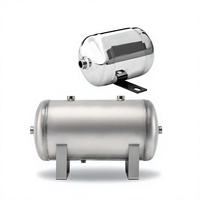 Réservoir de stockage d'air et d'eau en acier inoxydable 304, réservoir de pression pour compresseur d'air haute pression, certifié ASME, garantie 10 ans