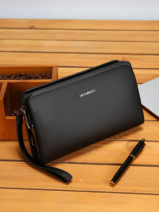 Sac à <span class=keywords><strong>main</strong></span> décontracté tendance pour <span class=keywords><strong>homme</strong></span> en PU souple avec verrouillage sécurisé par empreinte digitale - Product Image 5