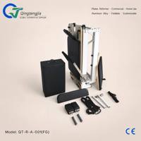 Machine de Pilates pliable en aluminium avec ressorts de résistance réglables pour la maison et le studio