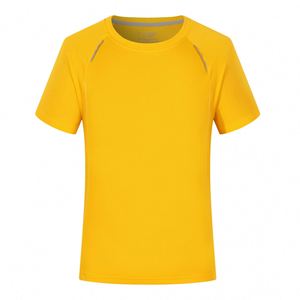 Promotional Apparel Quick Dry Unisex T-<b>Shirt</b> With Crewneck Custom Logo for Sports and Marathon - Product Image 4