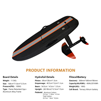 Nouvelle arrivée : Planche de surf électrique EPP 58AH 6000W, sport nautique, planche de surf à foil, hydrofoil, Efoil avec certification CE
