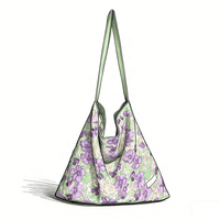 Sac à main pour femme personnalisable avec logo sur mesure et fermeture éclair, tendance mode, couleurs mélangées, design confortable, assorti aux chaussures pour femme