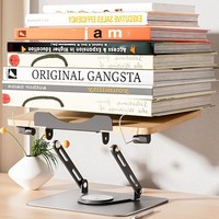 Organisateur de bureau moderne en métal réglable, support de bureau multifonctionnel avec fente pour stylo pour tablette et Mac
