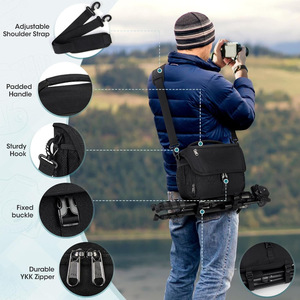<span class=keywords><strong>Sac</strong></span> à appareil photo étanche en gros, <span class=keywords><strong>sac</strong></span> à <span class=keywords><strong>bandoulière</strong></span> portable pour appareil photo reflex numérique/SLR/sans miroir pour Canon Sony Fujifilm - Product Image 4