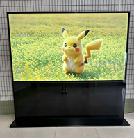 Écran d'affichage numérique commercial sur pied de 75 pouces, écran LCD vertical non tactile, fréquence de rafraîchissement de 120 Hz, IA intégrée