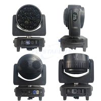 Projecteur LED mobile 4-en-1 RGBW Bee Eye 500W avec zoom, bande LED annulaire, contrôle DMX512, IP33, pour événements scéniques, CRI80, 1800 lumens