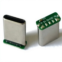 Connecteur USB-C mâle 12 broches à souder, USB 2.0, pour câble de charge rapide PD 60W C vers C, assemblage de câble de données 3A USB-C