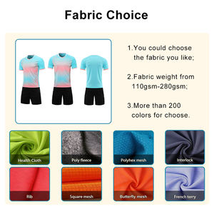 Maillots de football personnalisés pour hommes, ensembles de vêtements de football pour adultes, uniforme de football respirant, maillot de football à séchage rapide, kit imprimé - Product Image 4