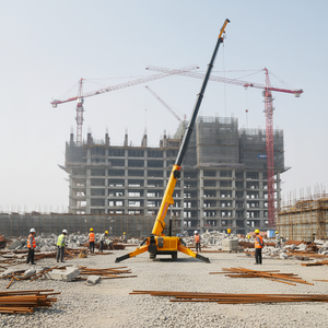 رافعة هيدروليكية متحركة صغيرة L-203 بحمولة 3 طن و5 طن و8 طن و10 طن، رافعة زاحفة بتحكم عن بعد، رافعة عنكبوتية 12 طن مع ذراع متحرك - Product Image 3