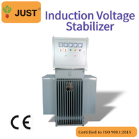 Armoire de commande stabilisatrice de tension à induction triphasée immergée dans l'huile JUST TNSJA-250KVA 250 KVA, efficacité 97%, sortie réglable