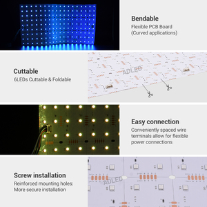 Feuille LED RGB 162 LED 3*10W DC24V pour rétroéclairage de boîte lumineuse Garantie 3 ans - Product Image 5