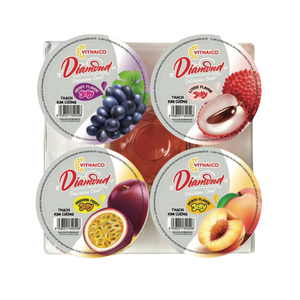 Diamond Jelly 130g Premium Refreshing Mixed Fruit Flavor Gelatin Snacks Cute Crystal Design Pudding Cup for <b>Kids</b> - Product Image 6