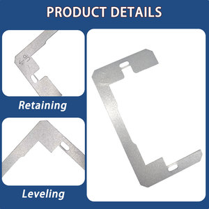 Livellatori e Fissatori Metallici Rinforzati per Placche <span class=keywords><strong>a</strong></span> <span class=keywords><strong>Filo</strong></span> <span class=keywords><strong>Muro</strong></span>, Distanziatori per Scatole Elettriche - Product Image 2