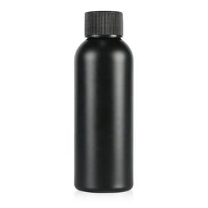 Sell HDPE Bottle 100ml 150ml 200ml 250ml Black Plastic Bottle Liquid <b>Container</b> with Pointed Mouthed Lid - Product Image 2