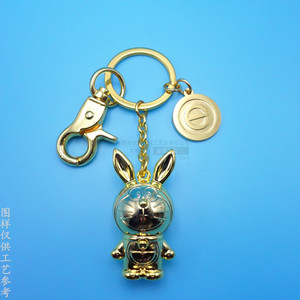 Custom Die Cast 3D Metal <b>Keychain</b> Zinc Alloy Carabiner <b>Anime</b> Figurine Gift Set - Product Image 4