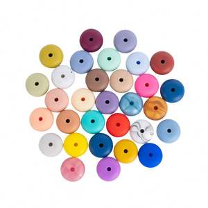 Nouveaux produits 2023 unique bébé dentition silicone perle caractère bricolage perles fabrication de bijoux enfants <span class=keywords><strong>Non</strong></span> Toxique à mâcher - Product Image 1