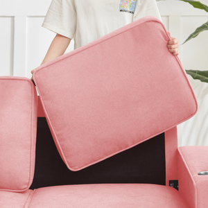 Modern Corduroy Fabric 3 Seater <b>Sofa</b> Set Modern Compressed <b>Sofa</b> <b>Bed</b> Durable Sponge for Hotel Villa Living Room Bedroom <b>Office</b> - Product Image 5