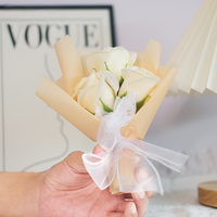 Groothandel handgemaakte geurende zeepbloemenboeket onsterfelijke roos eeuwige bloemen voor Moederdag Valentijnsdag bruiloft feest cadeau