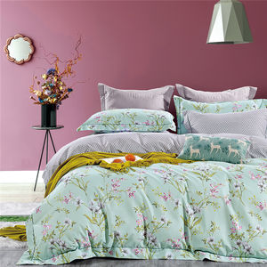 Juego de Funda de Edredón de Poliéster de Lujo KOSMOS, Estampado y Tejido, Tamaño King y Queen, para Dormitorio, Uso Doméstico, Ropa de Cama Moderna - Product Image 1